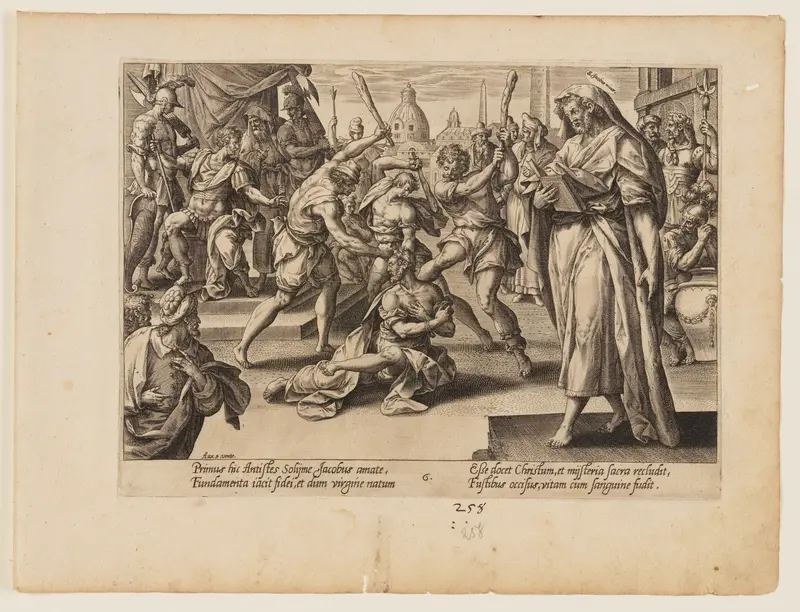 The Martyrdom of St James the Lesser, from The Martyrdom of Christ and the Apostles