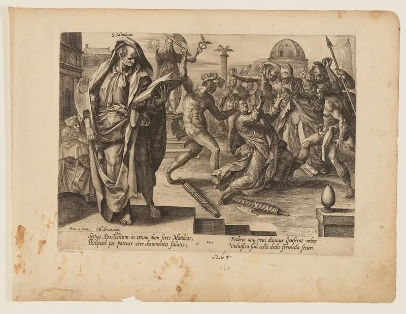 The Martyrdom of St Matthias, from The Martyrdom of Christ and the Apostles