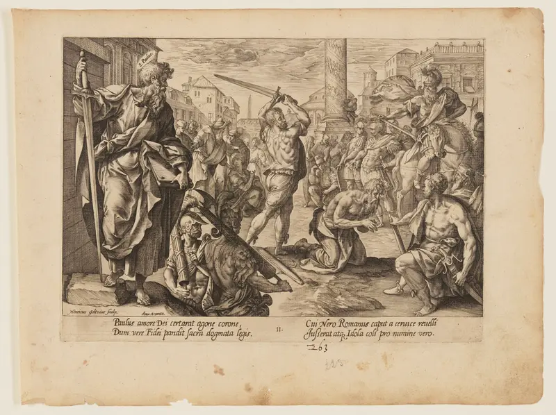 The Martyrdom of St Paul, from The Martyrdom of Christ and the Apostles
