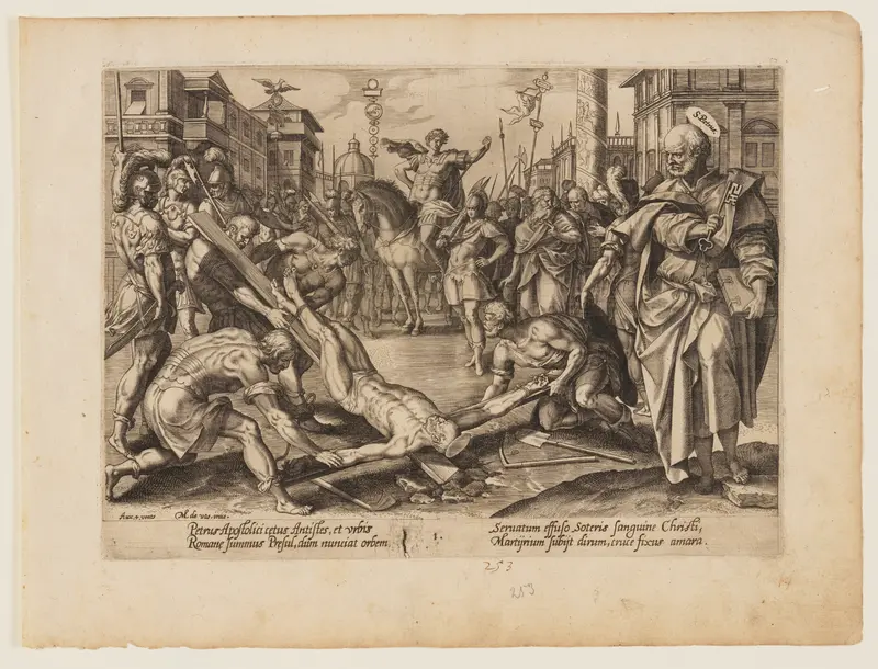 The Martyrdom of St Peter, from The Martyrdom of Christ and the Apostles
