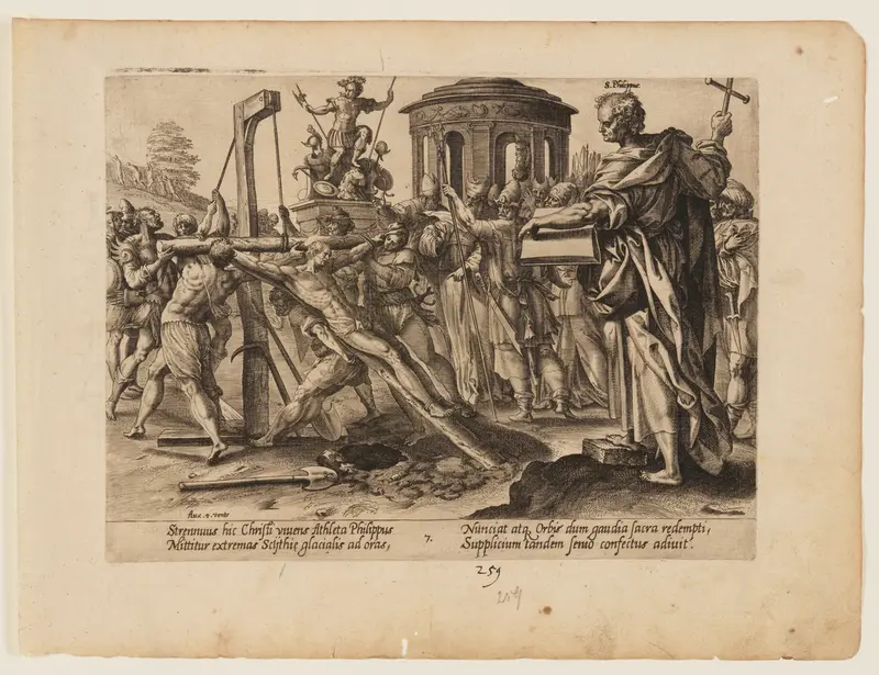 The Martyrdom of St Philip, from The Martyrdom of Christ and the Apostles