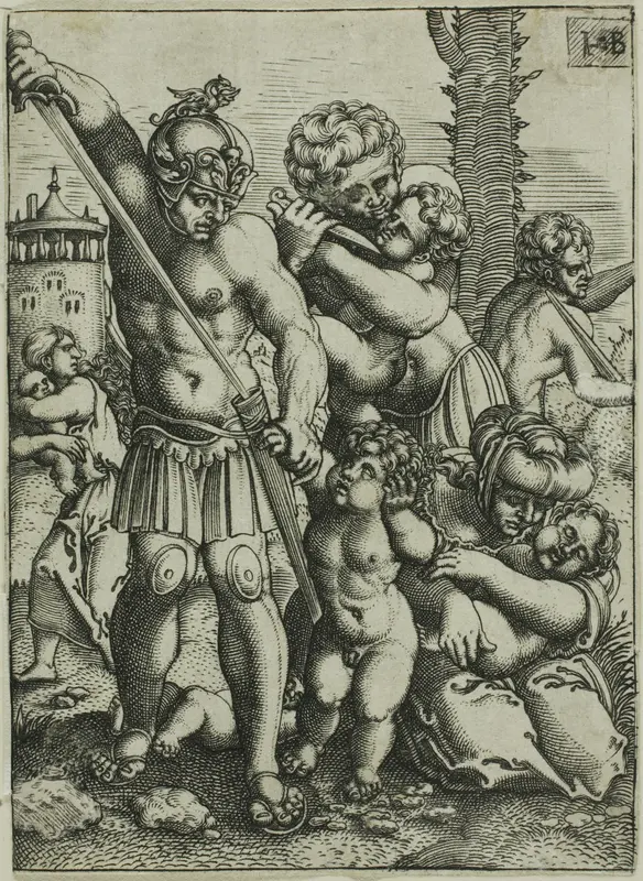 The Massacre of the Innocents Wall Art by Jacob Binck - High-Resolution Digital Print