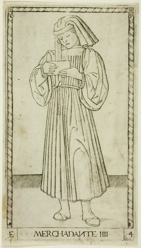 The Merchant, plate four from The Ranks and Conditions of Men