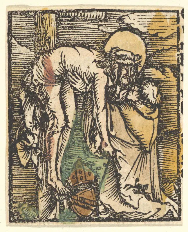 The Miracle of St. Bernard (copy) Wall Art by Hans Baldung (called Hans Baldung Grien) - High-Resolution Digital Print