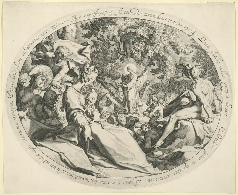 The Miracle of the Five Loaves Wall Art by Jacob de Gheyn, II - High-Resolution Digital Print