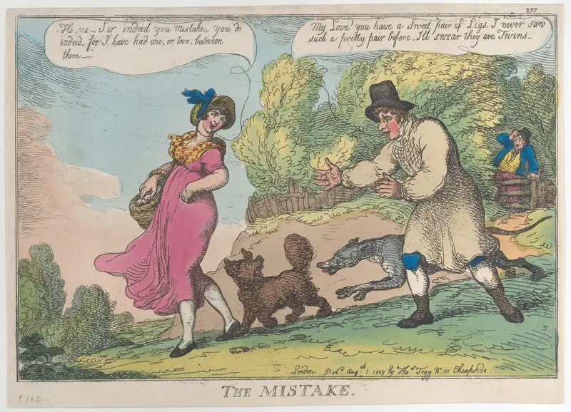 The Mistake Wall Art by Thomas Rowlandson - High-Resolution Digital Print