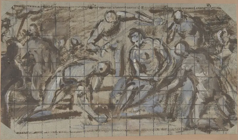 The Mocking of Christ Wall Art by Domenico Tintoretto - High-Resolution Digital Print