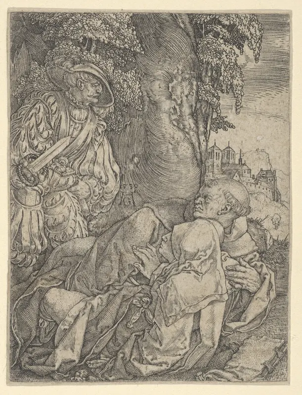The Monk and the Nun Wall Art by Heinrich Aldegrever - High-Resolution Digital Print