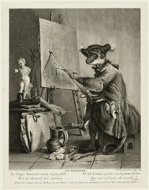 The Monkey Painter