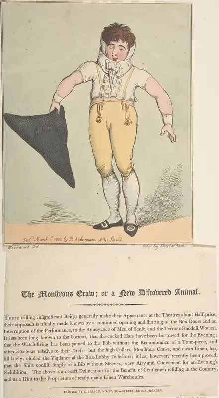 The Monstrous Craw; or a New-Discovered Animal Wall Art by Thomas Rowlandson - High-Resolution Digital Print