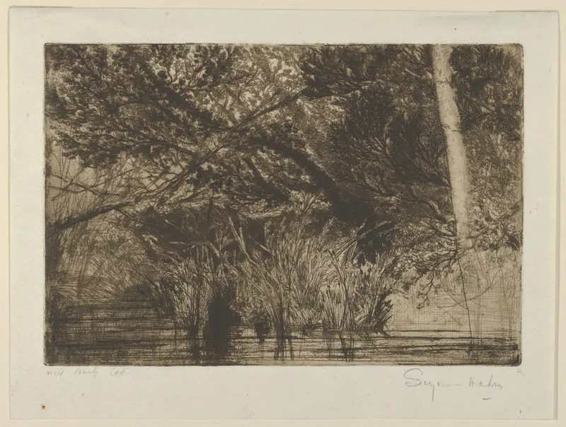 The Mouth of a Brook, No. 1 Wall Art by Sir Francis Seymour Haden - High-Resolution Digital Print