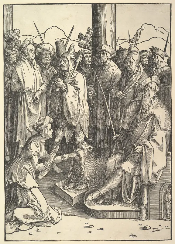 The Mouth of Truth Wall Art by Lucas van Leyden - High-Resolution Digital Print