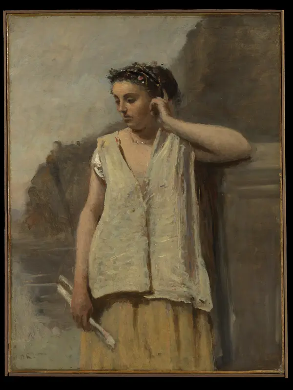 The Muse: History Wall Art by Camille Corot - High-Resolution Digital Print