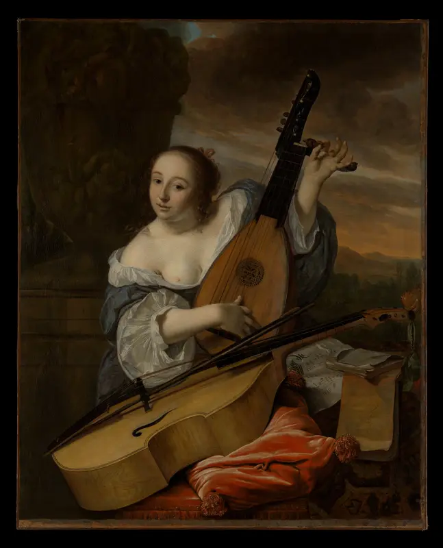 The Musician Wall Art by Bartholomeus van der Helst - High-Resolution Digital Print