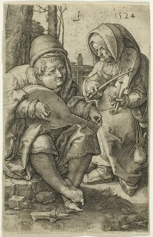 The Musicians Wall Art by Lucas van Leyden - High-Resolution Digital Print
