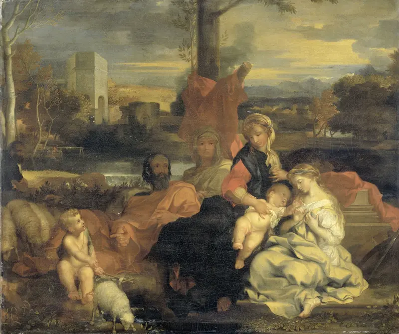 The Mystic Marriage of St Catherine Wall Art by Unknown - High-Resolution Digital Print