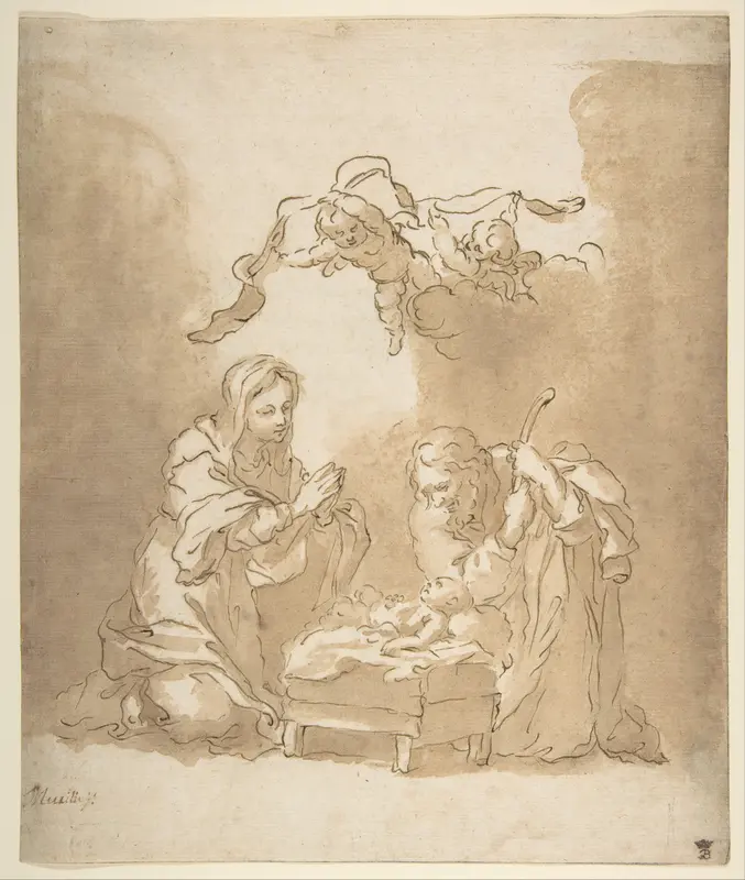 The Nativity Wall Art by Bartolomé Estebán Murillo - High-Resolution Digital Print