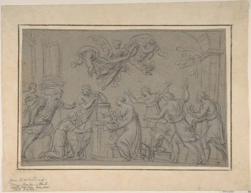 The Nativity Wall Art by Louis Licherie de Beurie - High-Resolution Digital Print
