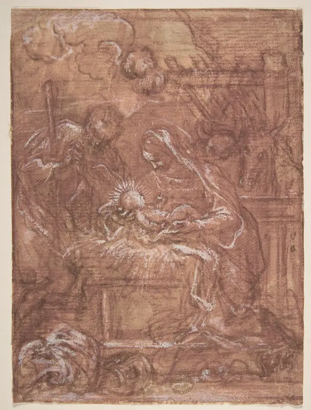 The Nativity Wall Art by Giuseppe Passeri (Passari) - High-Resolution Digital Print