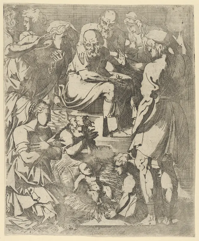 The Nativity Wall Art by Geoffroy Dumoûtier - High-Resolution Digital Print