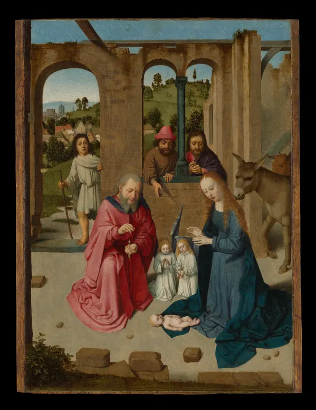 The Nativity Wall Art by Gerard David - High-Resolution Digital Print