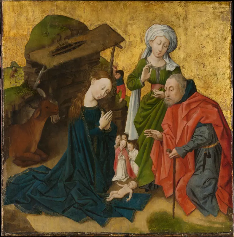 The Nativity Wall Art by South Netherlandish Painter - High-Resolution Digital Print