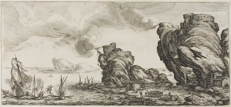The Naval Battle, from Various Scenes Designed in Florence