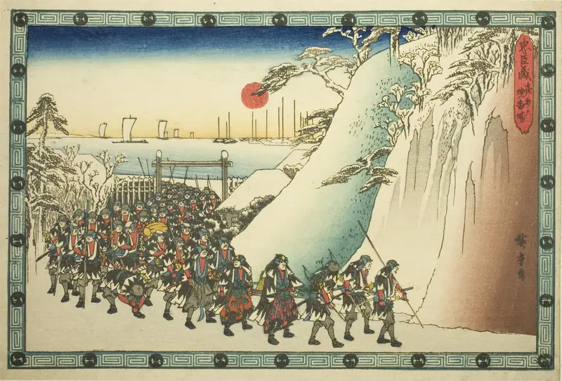 The Night Attack, Part 6: Offering Incense (Youchi roku, shoko ba), from the series "The Revenge of the Loyal Retainers (Chushingura)"