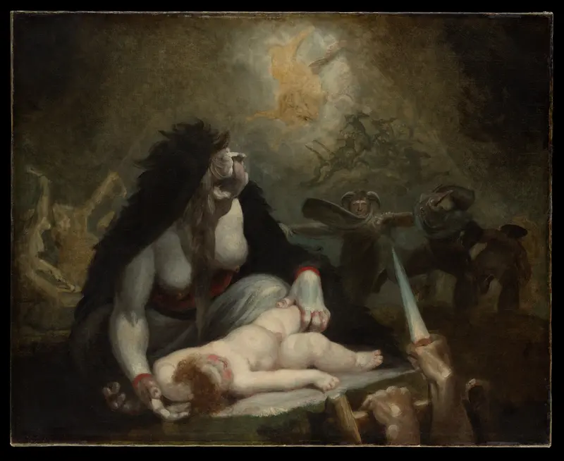 The Night-Hag Visiting Lapland Witches Wall Art by Henry Fuseli - High-Resolution Digital Print