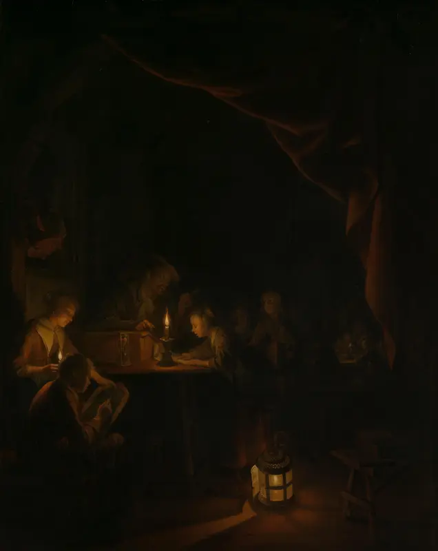 The Night School Wall Art by Unknown - High-Resolution Digital Print