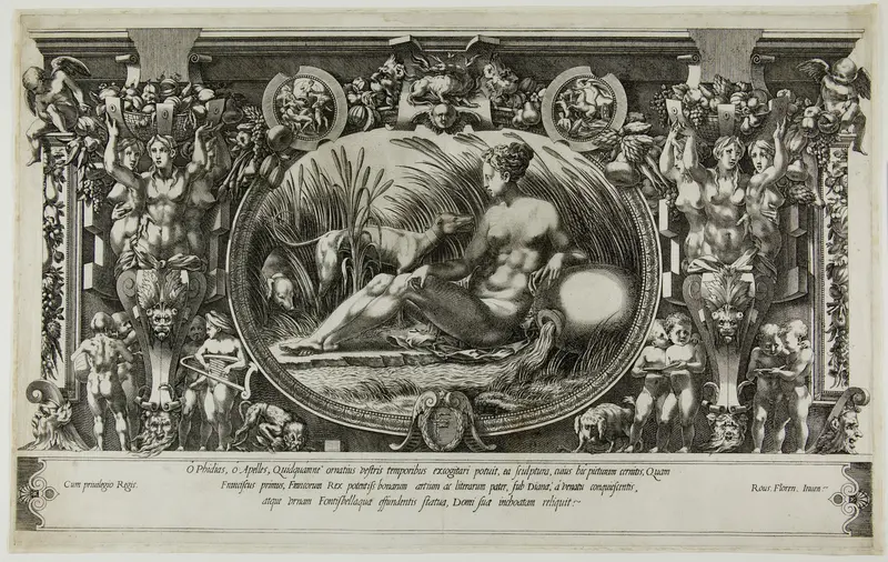 The Nymph of Fontainebleau Wall Art by Pierre Milan - High-Resolution Digital Print