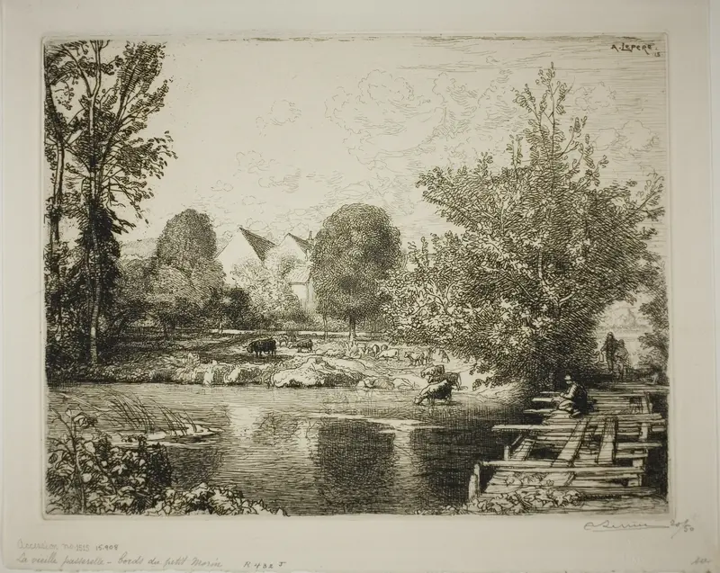 The Old Footbridge, Banks of the Petit Morin