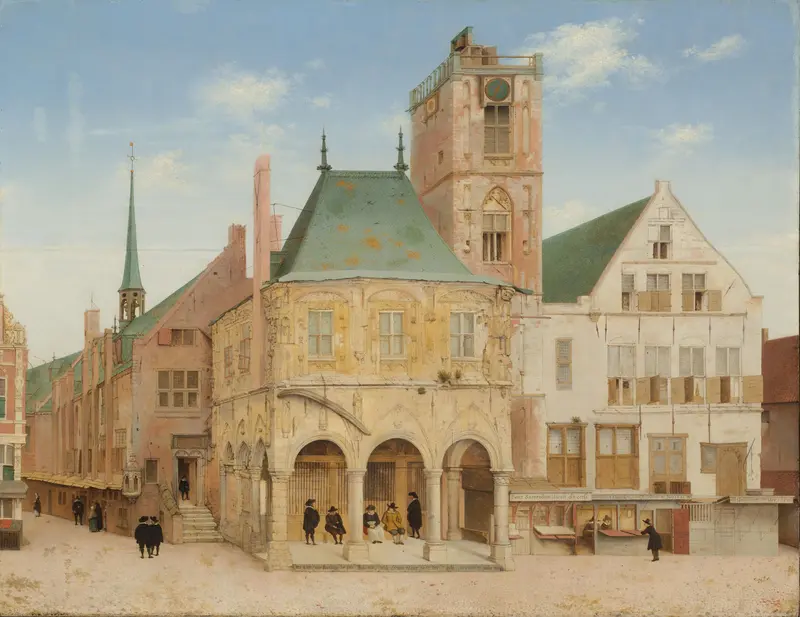 The Old Town Hall of Amsterdam Wall Art by Unknown - High-Resolution Digital Print