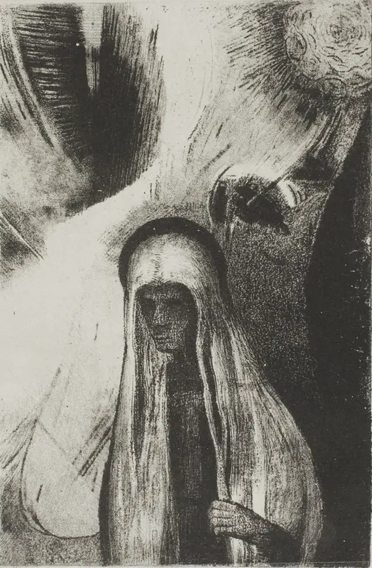 The Old Woman: What Are You Afraid Of? A Wide Black Hole! It is Empty Perhaps?", plate 19 of 24
