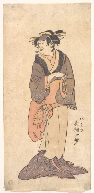 The Onnagata Actor Hanagiri Toyomatsu (Shisei) III as Ohaya