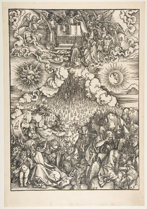 The Opening of the Fifth and Sixth Seals, from "The Apocalypse" Wall Art by Albrecht Dürer - High-Resolution Digital Print
