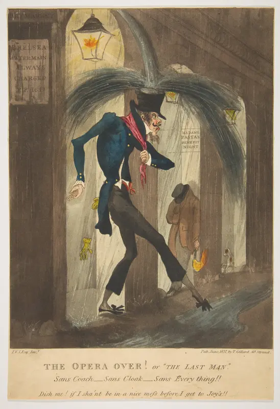 The Opera Over! Or "The Last Man" Wall Art by T. Gillard - High-Resolution Digital Print