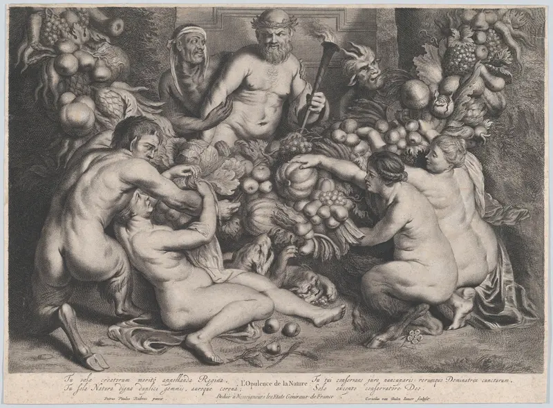 The Opulence of Nature Wall Art by Cornelis Van Dalen, the Younger - High-Resolution Digital Print