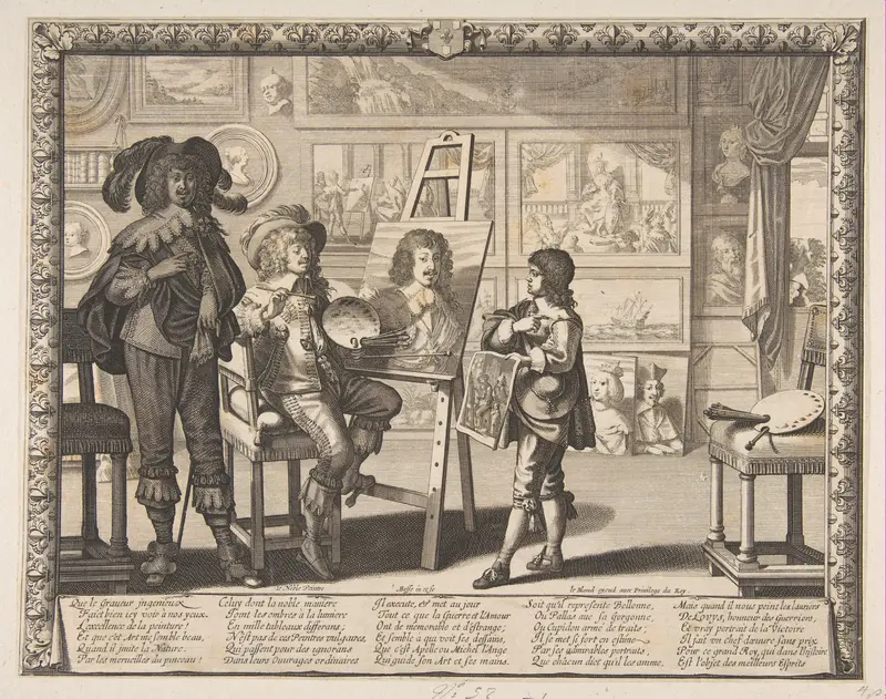 The Painter Wall Art by Abraham Bosse - High-Resolution Digital Print