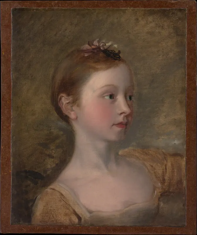 The Painter's Daughter Mary (1750–1826) Wall Art by Thomas Gainsborough - High-Resolution Digital Print