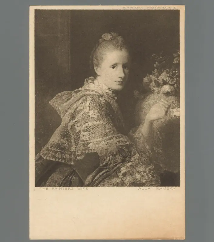 The painters wife. Allan Ramsay Wall Art by Unknown - High-Resolution Digital Print