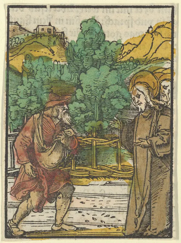 The Parable and the Sower, from Das Plenarium Wall Art by Hans Schäufelein - High-Resolution Digital Print