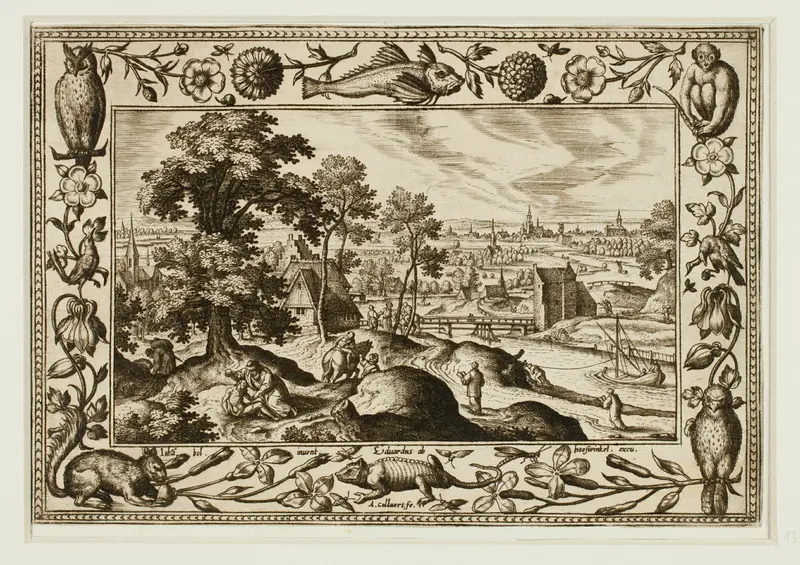 The Parable of the Good Samaritan, from Landscapes with Old and New Testament Scenes and Hunting Scenes