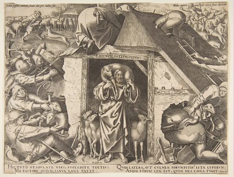 The Parable of the Good Shepherd Wall Art by Pieter Bruegel the Elder - High-Resolution Digital Print