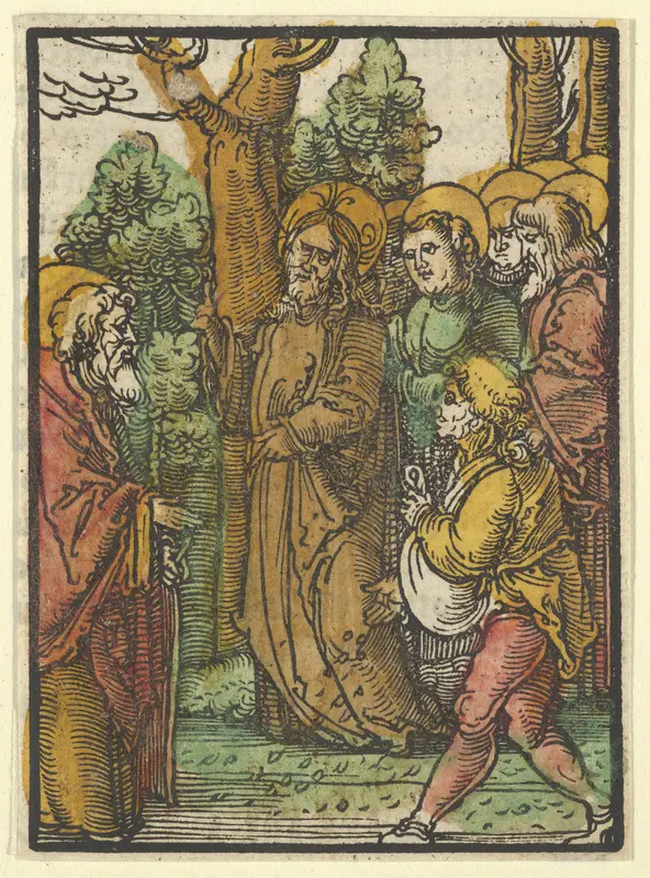 The Parable of the Sower and the Weeds, from Das Plenarium Wall Art by Hans Schäufelein - High-Resolution Digital Print