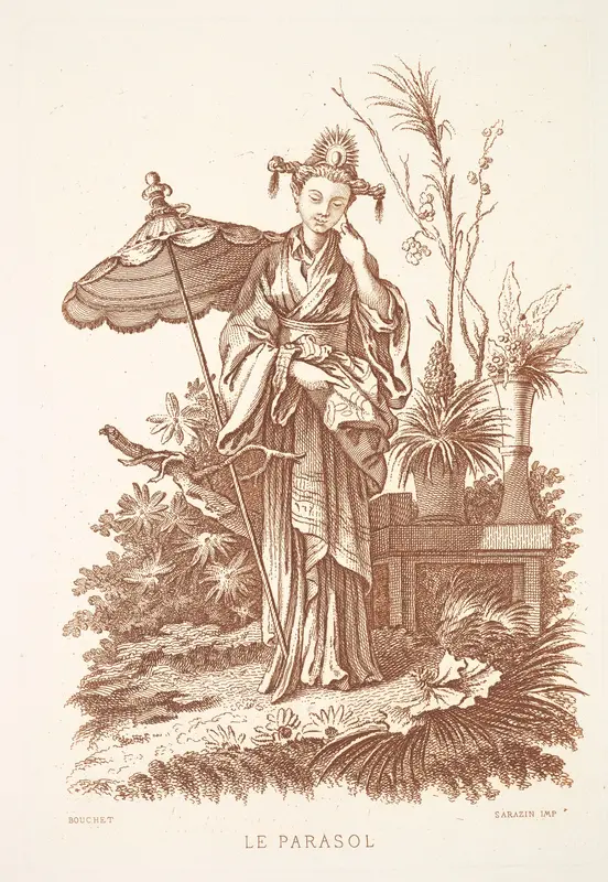The Parasol, from "L'Artiste" Wall Art by François Boucher - High-Resolution Digital Print