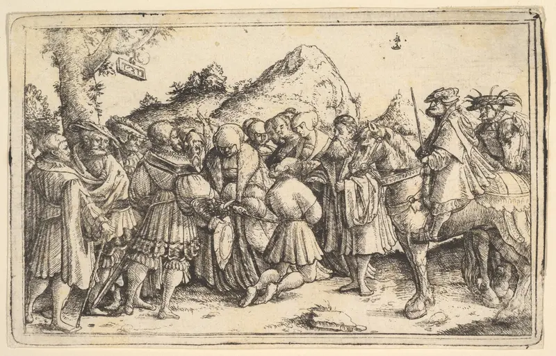 The pardoning of a criminal Wall Art by Christoph Bockstorffer - High-Resolution Digital Print