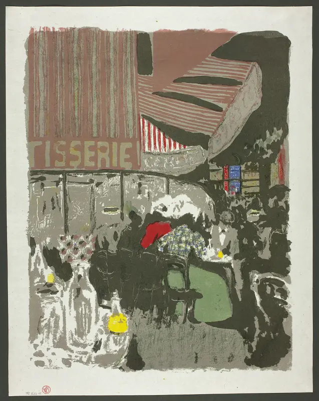 The Pastry Shop, plate ten from Landscapes and Interiors Wall Art by Édouard Jean Vuillard - High-Resolution Digital Print