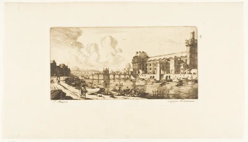 The 'Pavillon de Mademoiselle' and Part of the Louvre