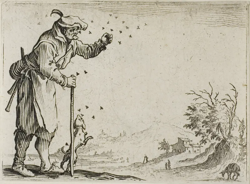 The Peasant Attacked by Bees, from The Caprices